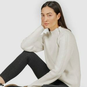 🆕 Everlane Fisherman Sweater in White - XS